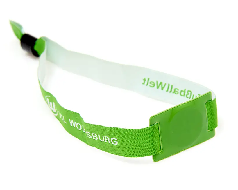 Festivaalirannekkeet RFID-sirulla, pehmeä PVC-levy